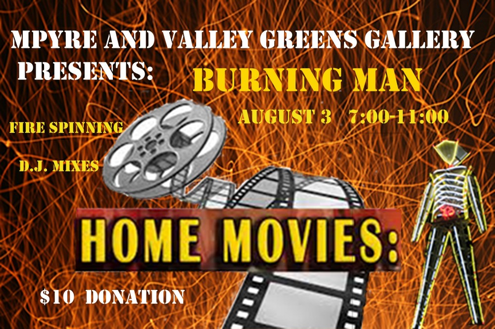 Home Movie Night Postcard Front